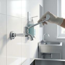 Aquanello Medic Wand Koudwaterkraan met Lange Hendel Chroom CR-1102-MD
